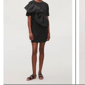 COS Ruched Drape Dress size S